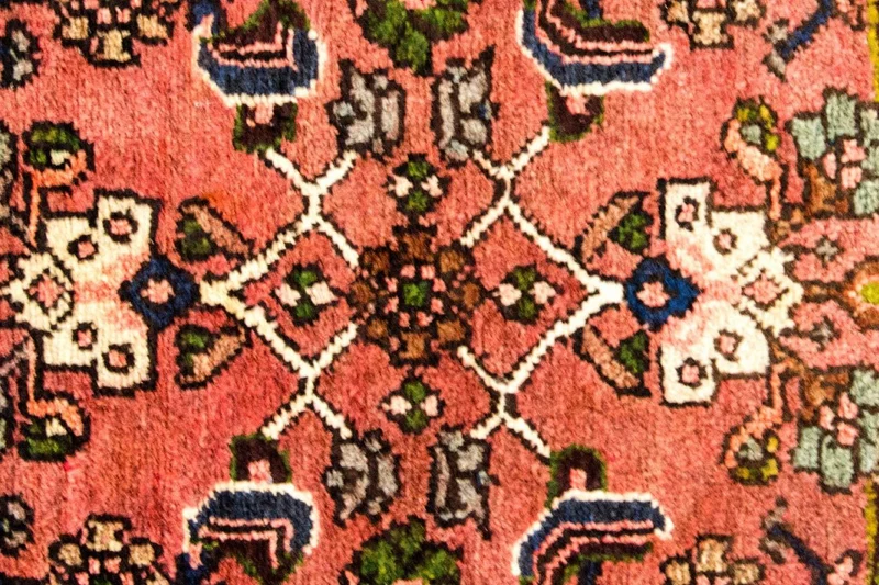 Rudbar Teppich 115x154cm - Perserteppich - rost