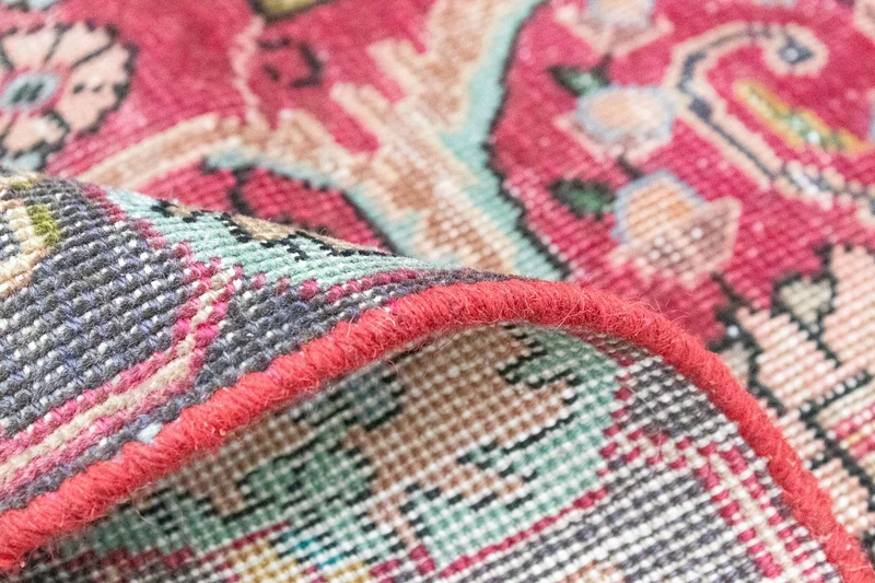 Täbriz Teppich 225x323cm - Perserteppich - rot