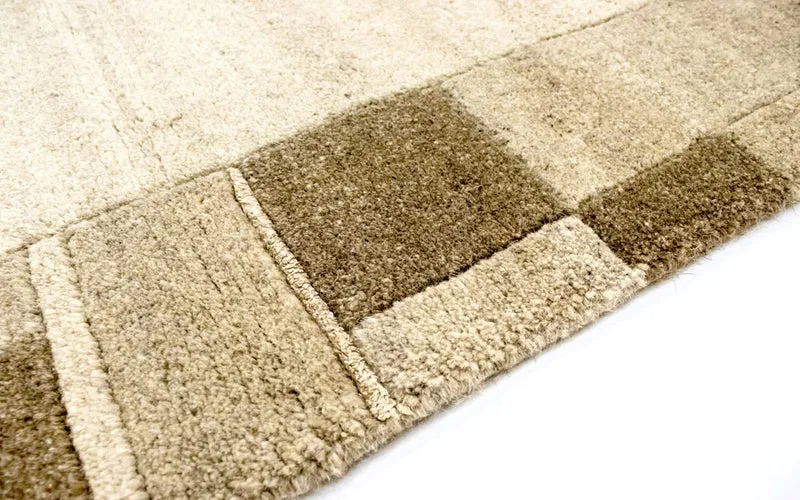 Nepal Teppich 117x179cm - Wollteppich - mehrfarbig