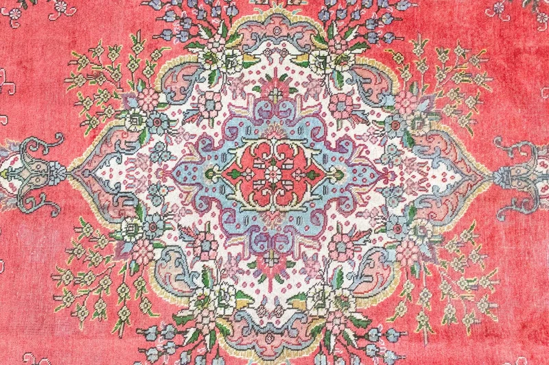 Täbriz Teppich 275x375cm - Perserteppich - orange