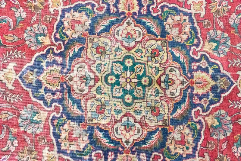 Täbriz Teppich 285x375cm - Perserteppich - rot