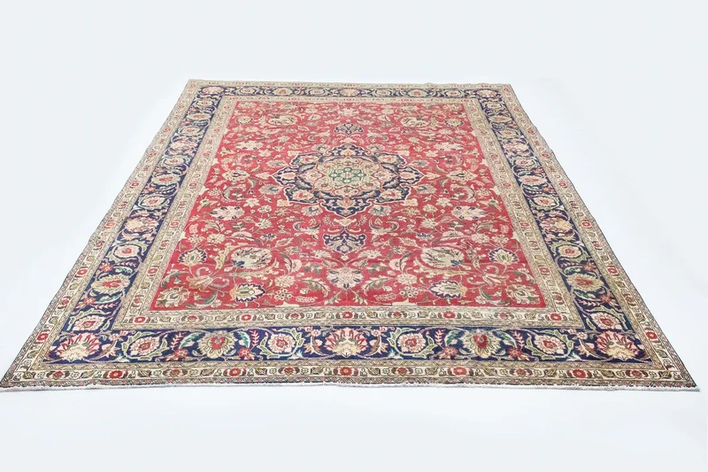 Täbriz Teppich 285x375cm - Perserteppich - rot