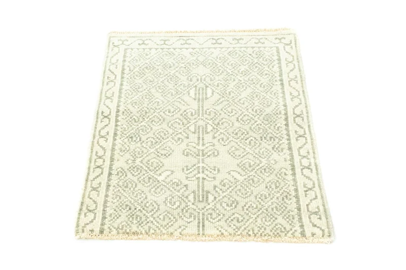 Wollteppich 60x74cm - beige