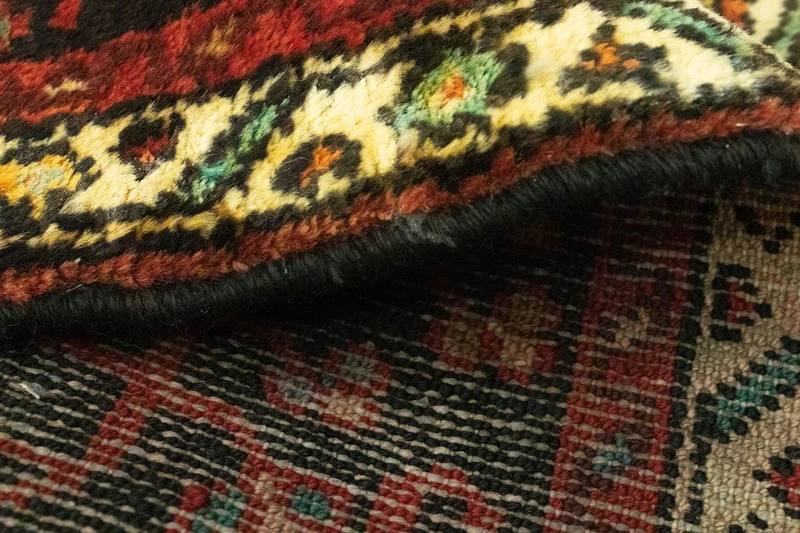 Hamadan Teppich 65x106cm - Perserteppich - blau