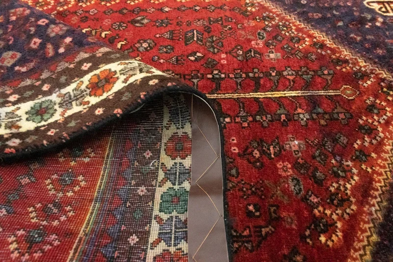 Hamadan Teppich 95x154cm - Perserteppich - rot
