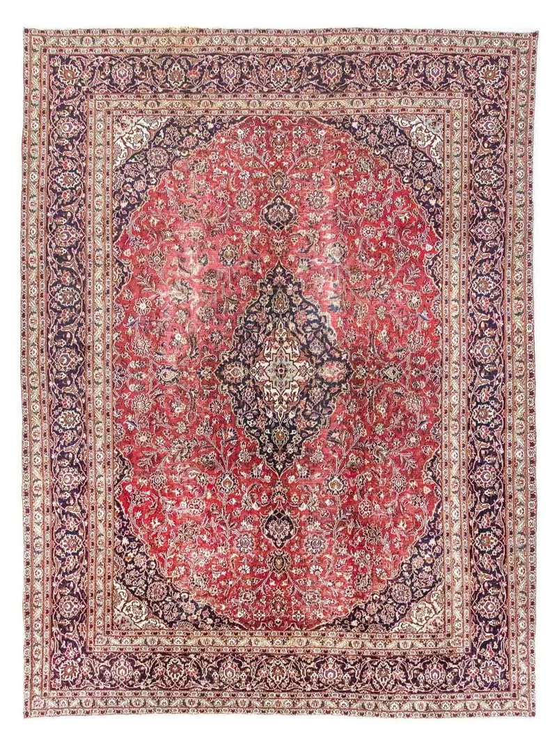 Keshan Teppich 282x380cm - Perserteppich - rot