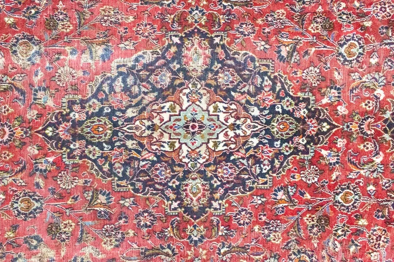 Keshan Teppich 282x380cm - Perserteppich - rot
