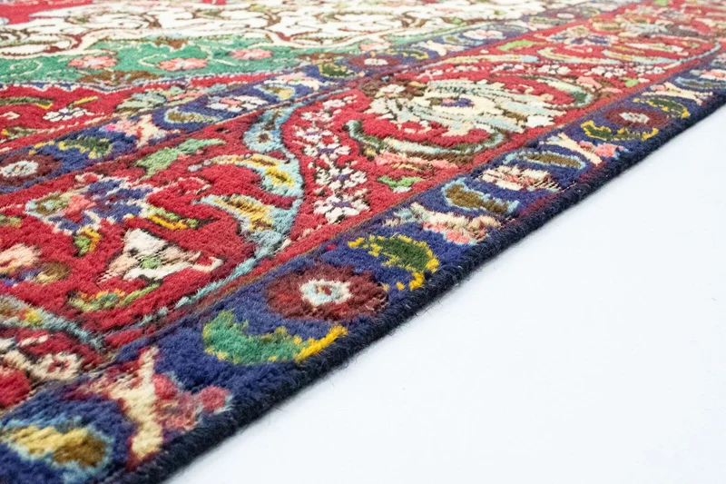 Täbriz Teppich 277x377cm - Perserteppich - rot