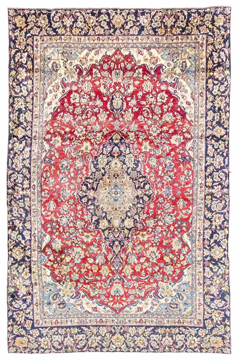 Najafabad Teppich 262x396cm - Perserteppich - rot
