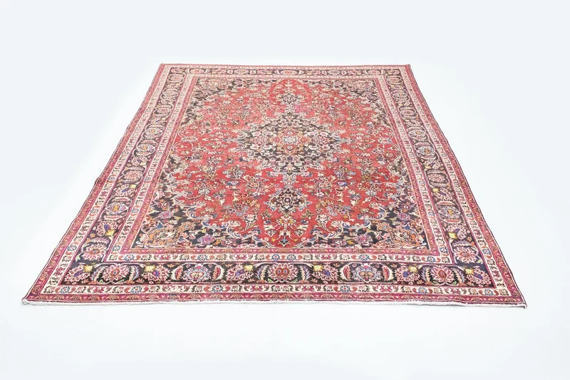 Maschad Teppich 240x328cm - Perserteppich - rot