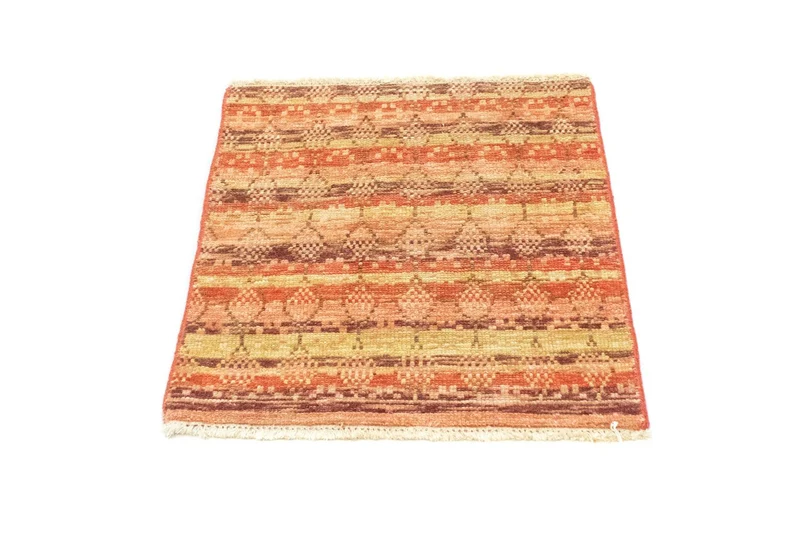 Designer Teppich 58x59cm - orange