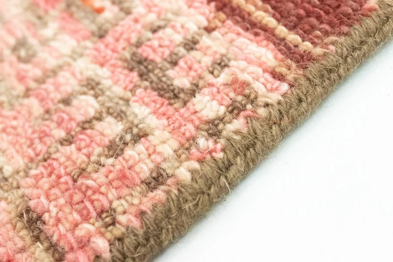 Designer Teppich 61x66cm - rosa