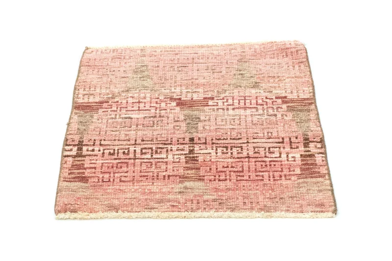 Designer Teppich 61x66cm - rosa