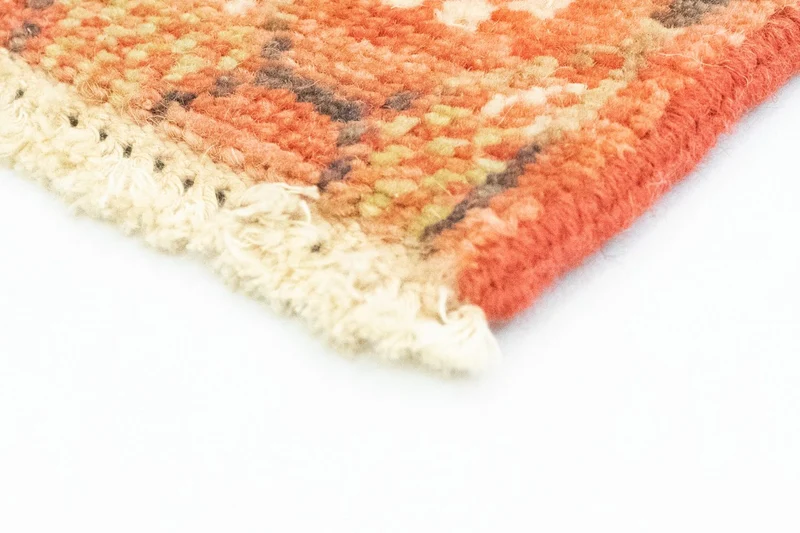 Designer Teppich 59x62cm - orange