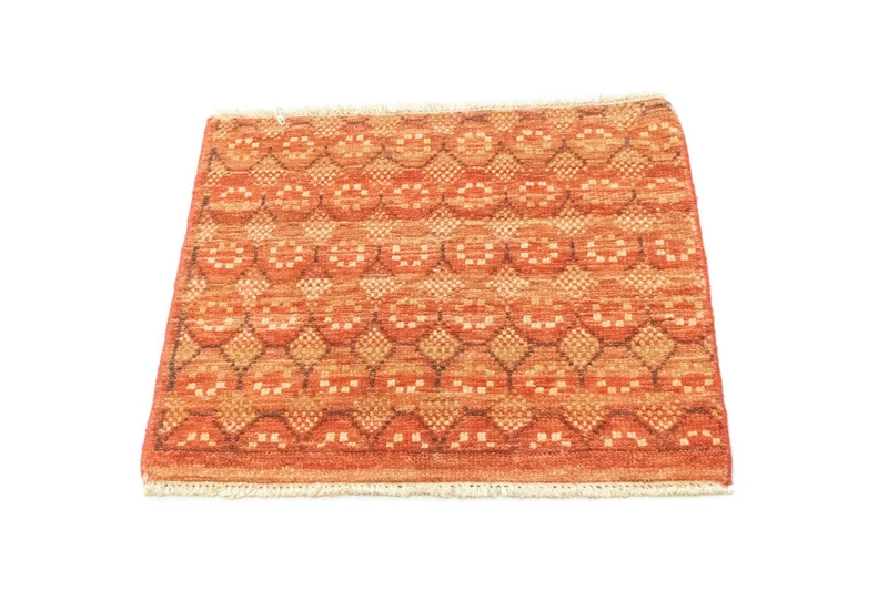 Designer Teppich 59x62cm - orange