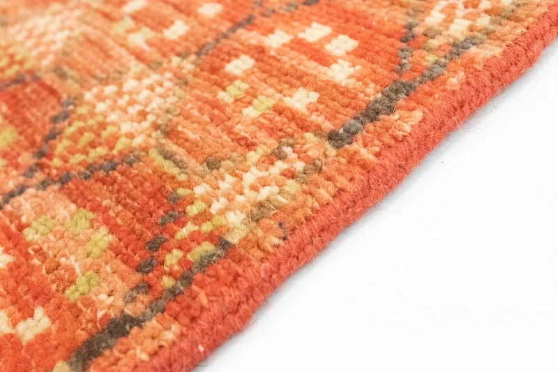 Designer Teppich 59x62cm - orange