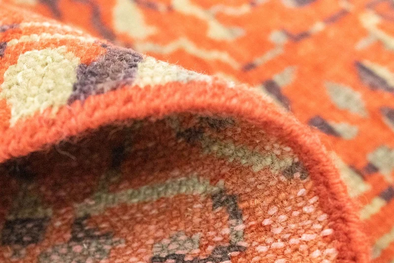 Designer Teppich 61x62cm - orange