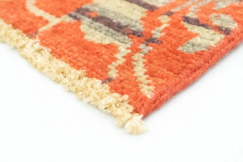 Designer Teppich 61x62cm - orange
