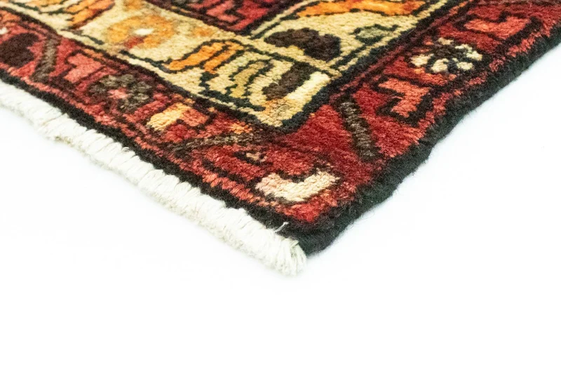 Hamadan Teppich 115x173cm - Perserteppich - orange