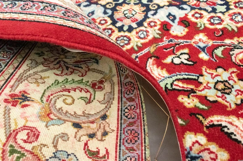 Ghom Teppich 170x235cm - Perserteppich - rot