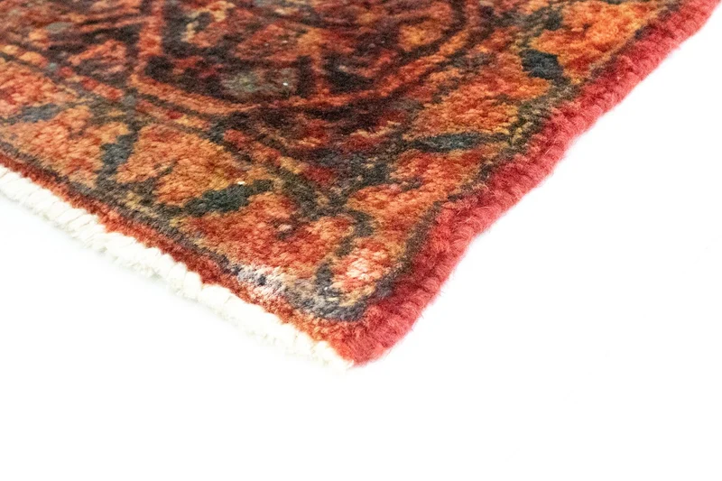 Senneh Teppich 139x216cm - Perserteppich - orange