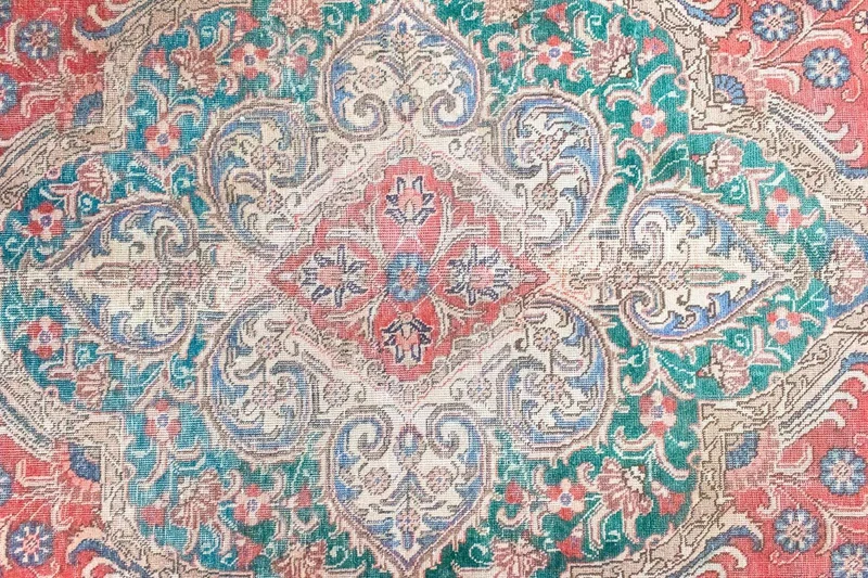 Täbriz Teppich 284x380cm - Perserteppich - rot