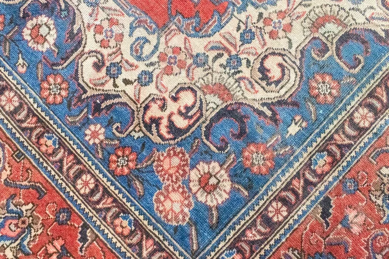 Täbriz Teppich 284x380cm - Perserteppich - rot