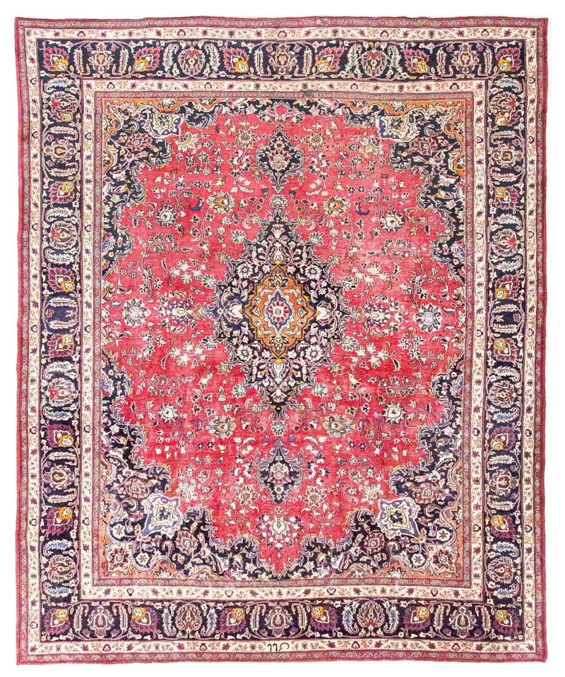 Maschad Teppich 290x372cm - Perserteppich - rot