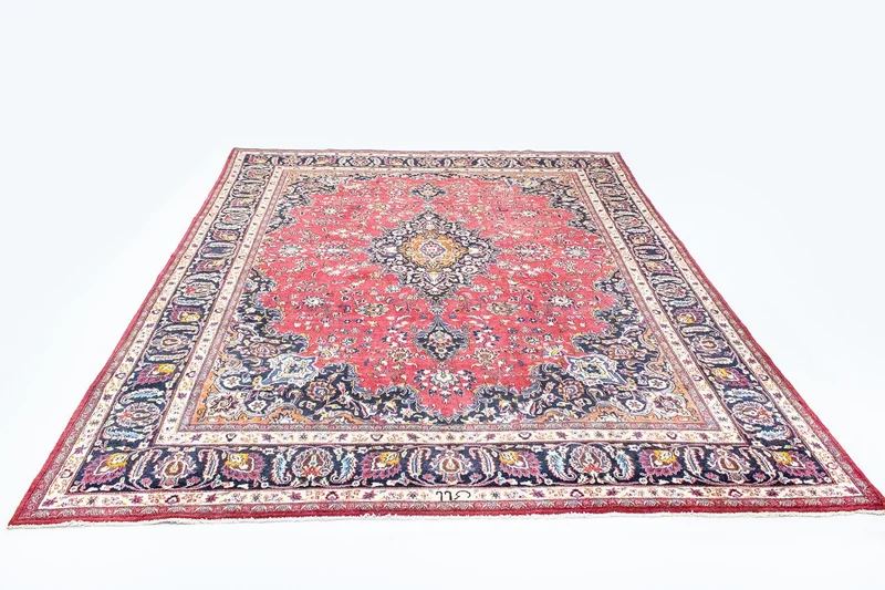 Maschad Teppich 290x372cm - Perserteppich - rot
