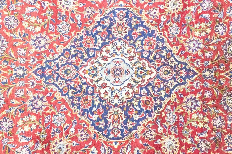 Keshan Teppich 260x385cm - Perserteppich - rot