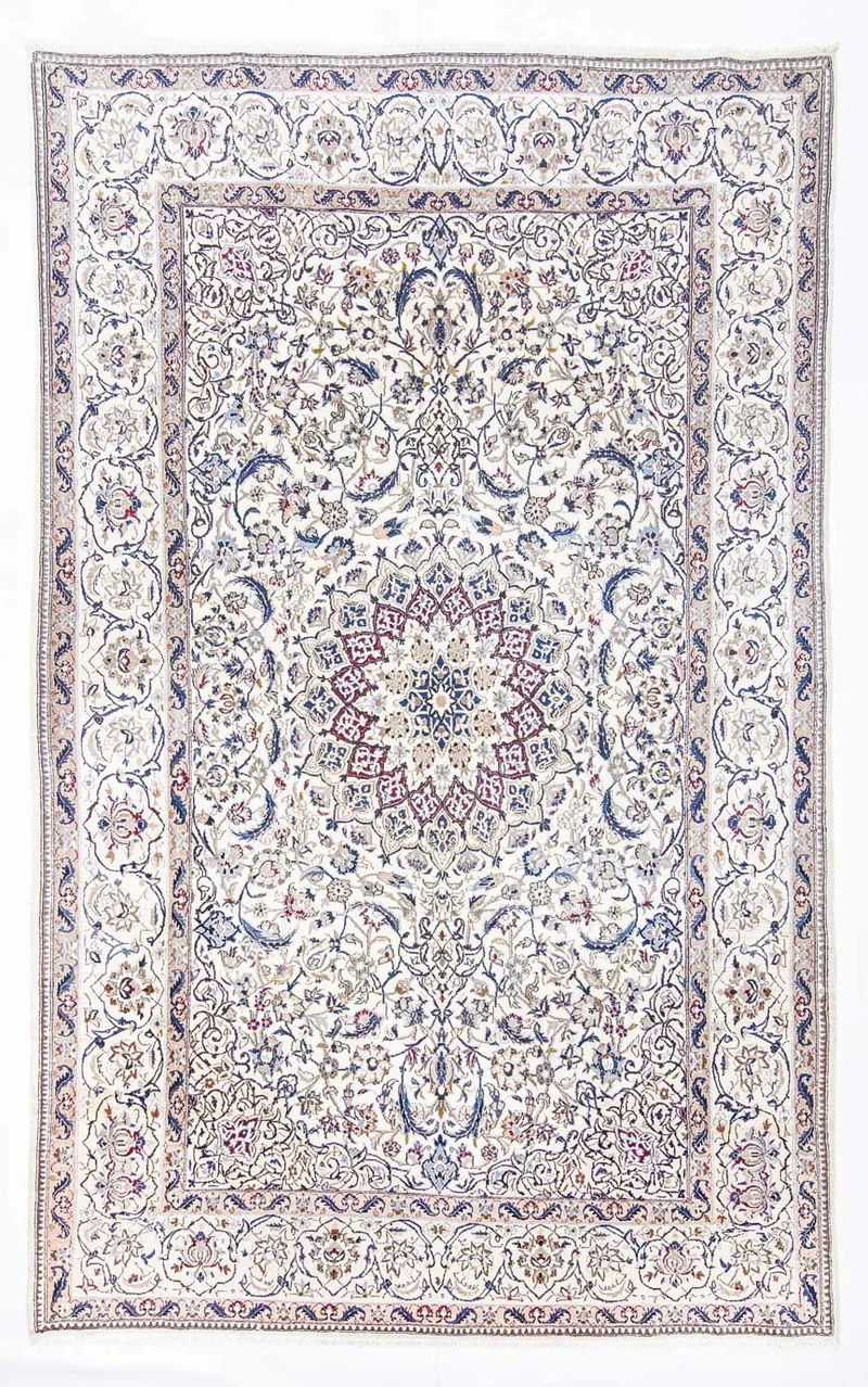 Nain - 9La Teppich 210x338cm - Perserteppich - beige