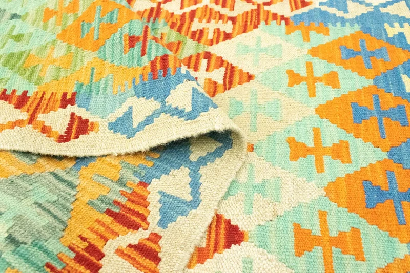 Kelim Afghan Teppich 64x197cm