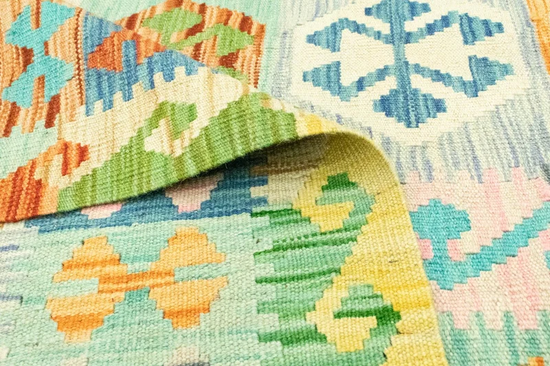 Kelim Afghan Teppich 205x302cm