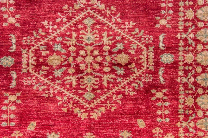 Ziegler Modern Teppich 123x178cm - Orientteppich - rot