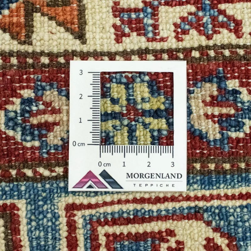 Kazak Teppich 79x132cm - Orientteppich - hellblau