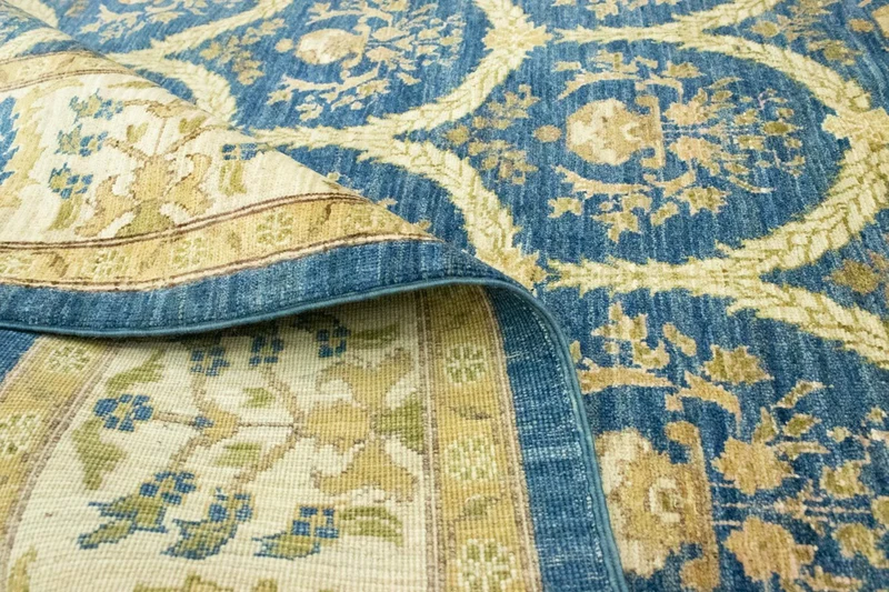 Ziegler Teppich 208x278cm - Orientteppich - hellblau