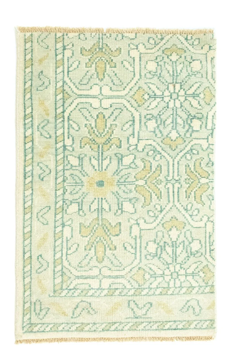 Designer Teppich 60x90cm - hellgrün