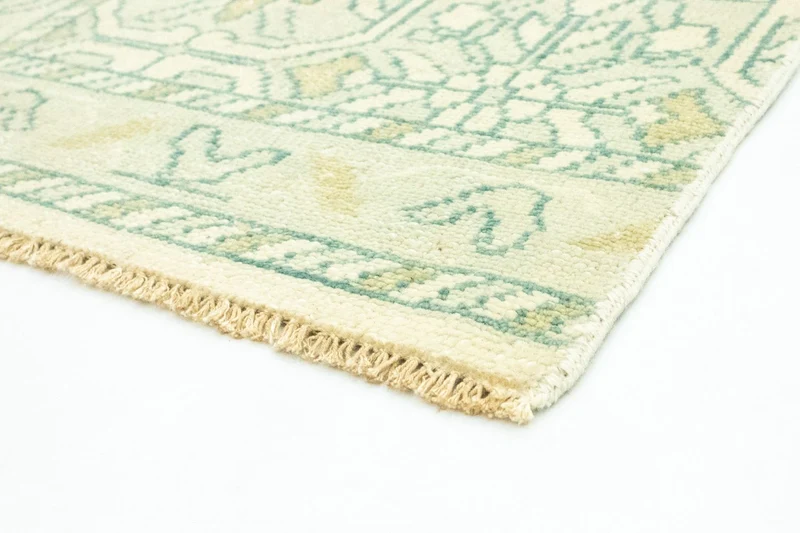 Designer Teppich 60x90cm - hellgrün