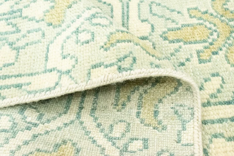 Designer Teppich 60x90cm - hellgrün