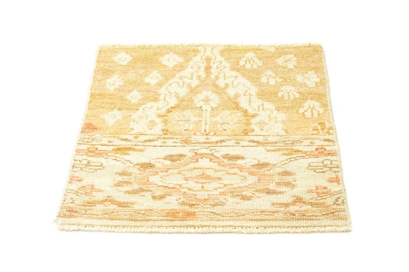 Designer Teppich 58x60cm - beige