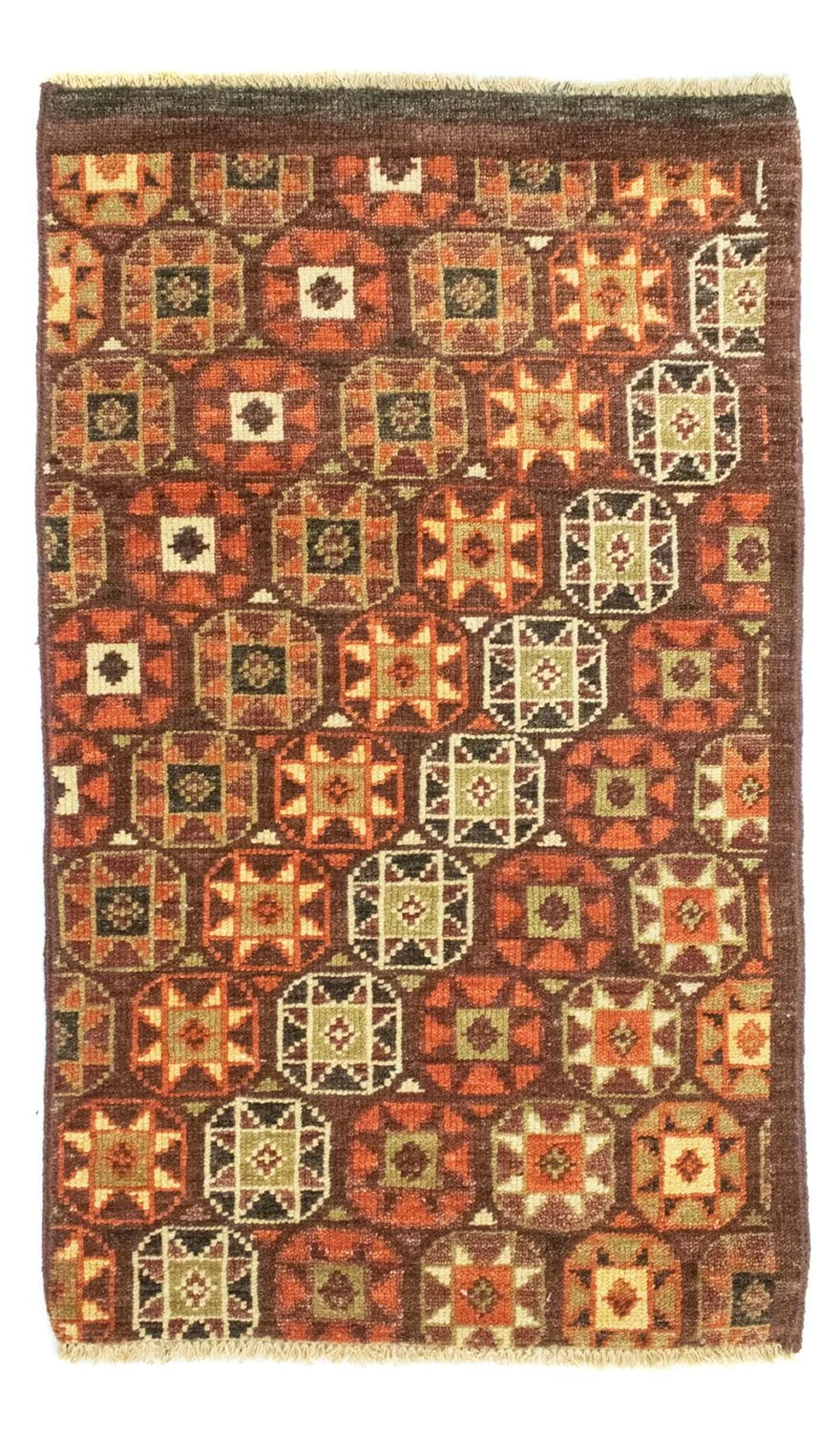 Designer Teppich 60x97cm - braun