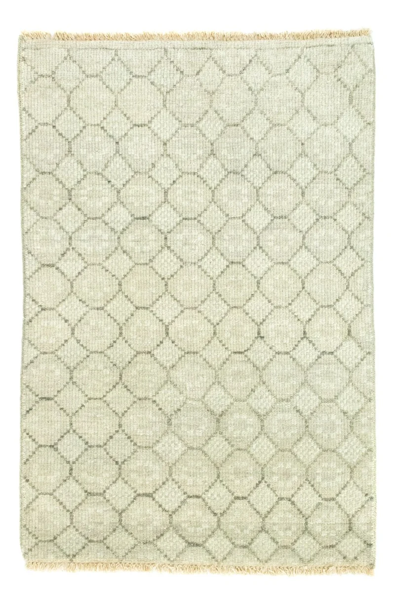 Wollteppich 60x88cm - beige