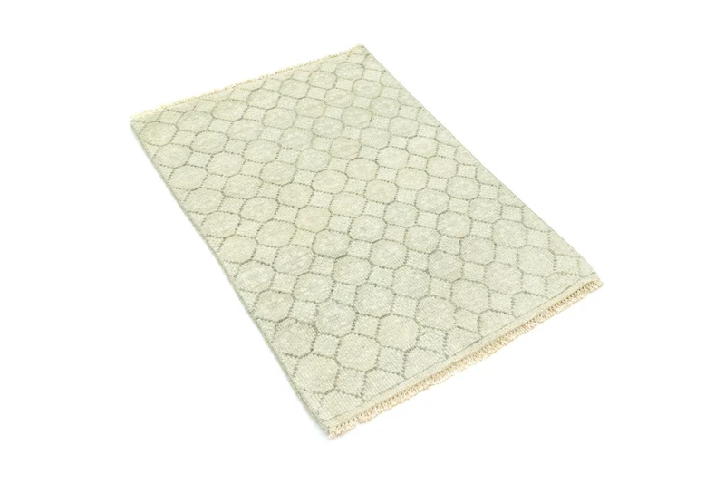 Wollteppich 60x88cm - beige