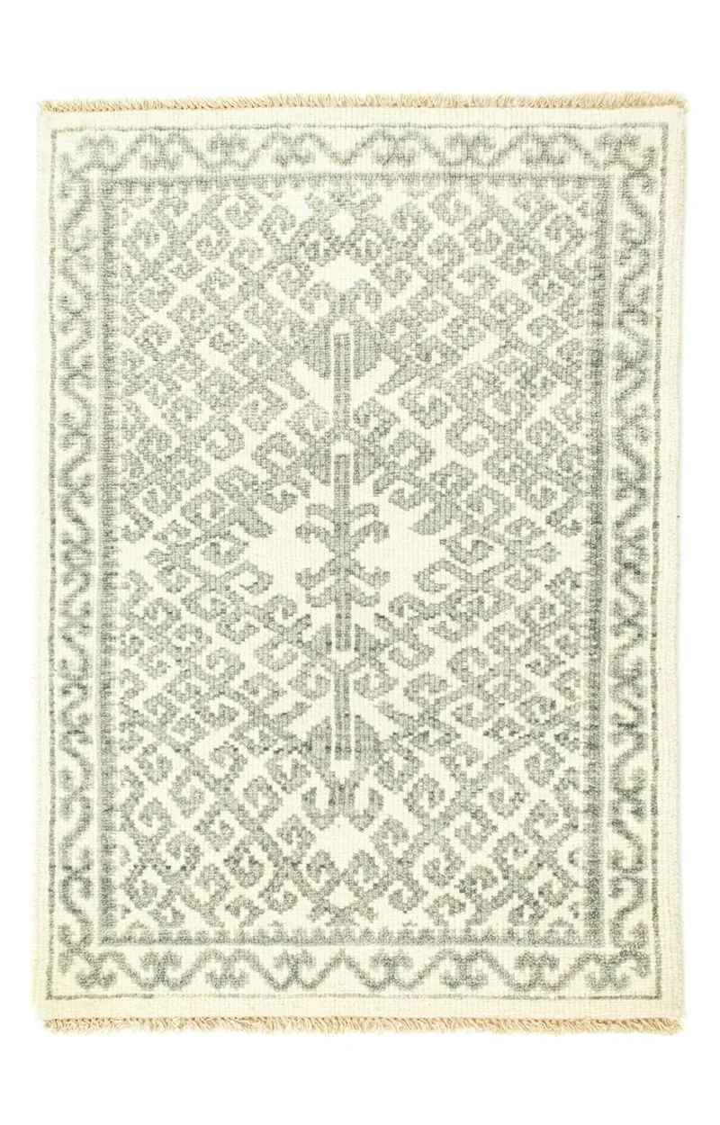 Designer Teppich 62x88cm - grau