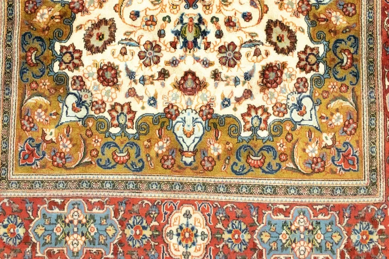 Ghom Teppich 142x245cm - Perserteppich - beige
