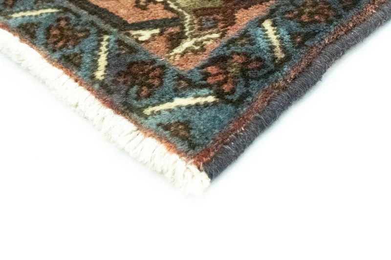 Hamadan Teppich 116x230cm - Perserteppich - orange
