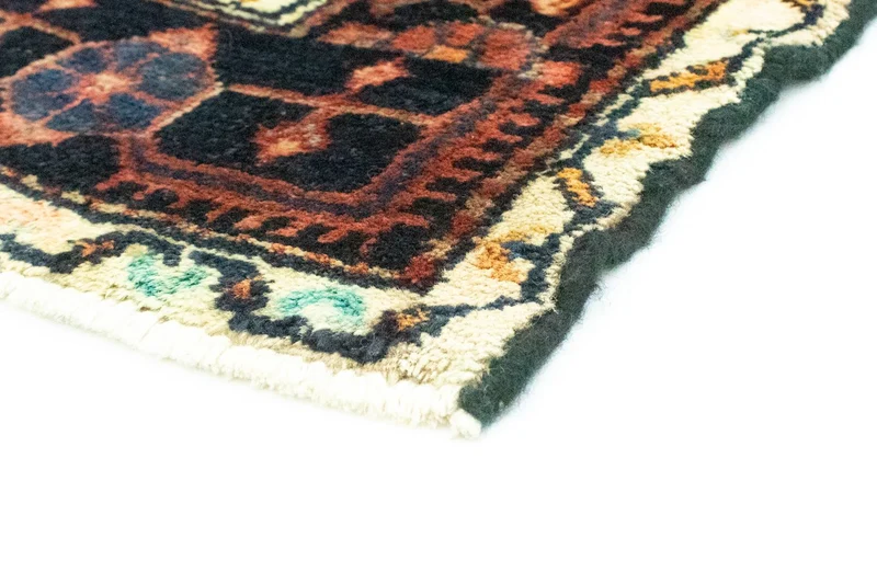 Hamadan Teppich 120x193cm - Perserteppich - orange