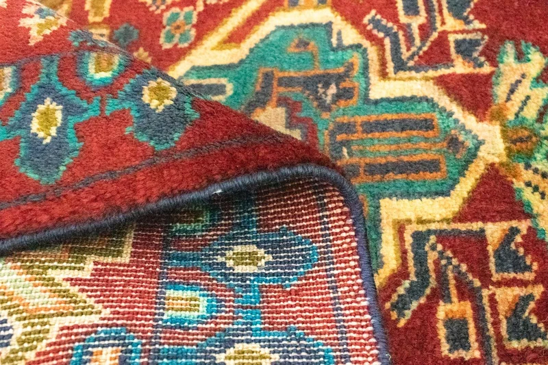 Turkaman Teppich 63x89cm - Orientteppich - rot