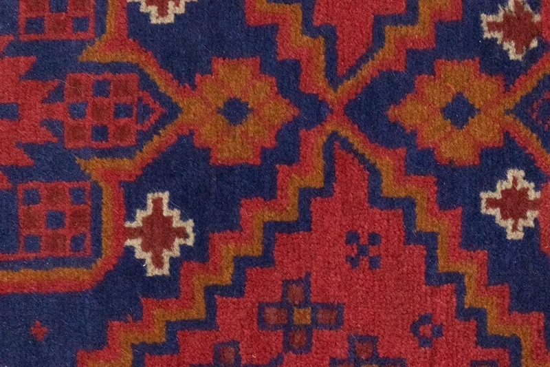 Belutsch Teppich 70x127cm - Orientteppich - rot