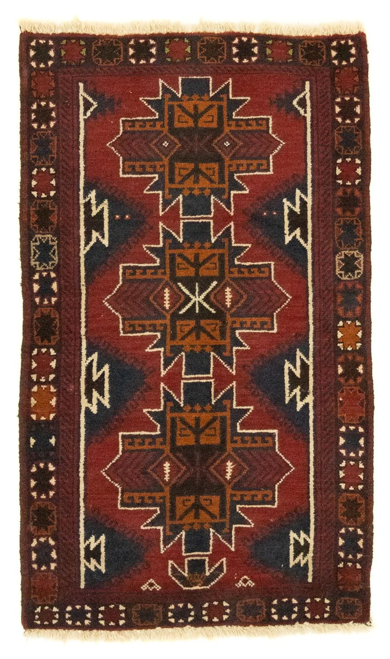 Belutsch Teppich 80x134cm - Orientteppich - rot